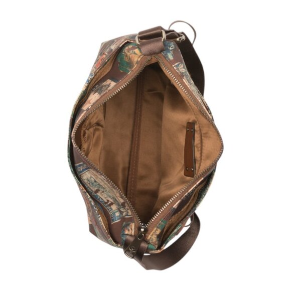 PATRICIA NASH Coated Fabric With Leather Carmini Convertible Crossbody - Picture 2 of 4